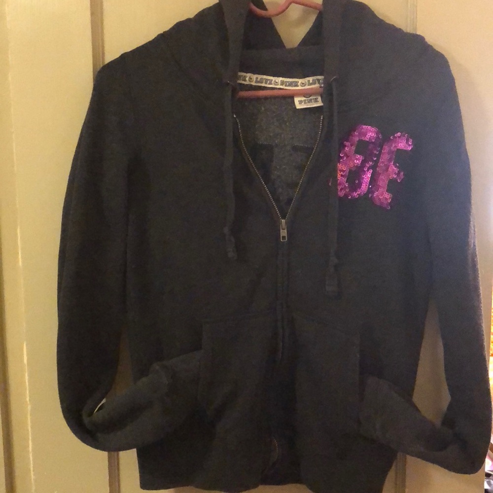 Pink Zip Hoodie